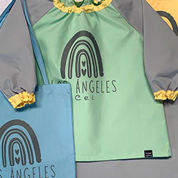 Babi y bolso personalizado para la escuela infantil Los Ángeles