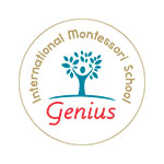 Diseño Gráfico del logotipo de International Montessori School Genius