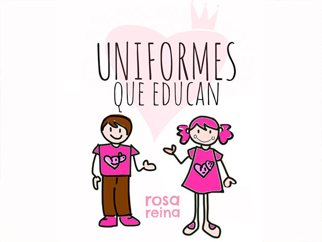 Uniformes que educan marca Rosa Reina